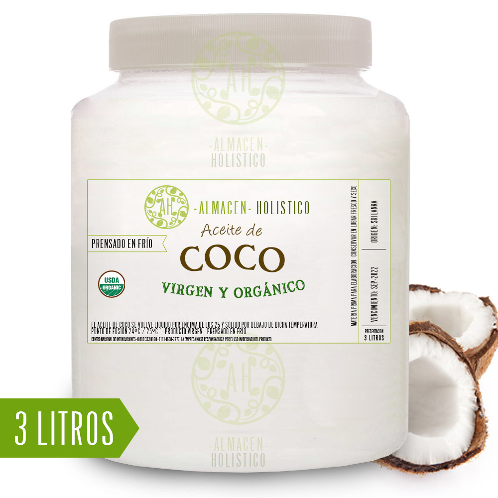 Aceite De Coco Virgen Orgánico Natural 360ml
